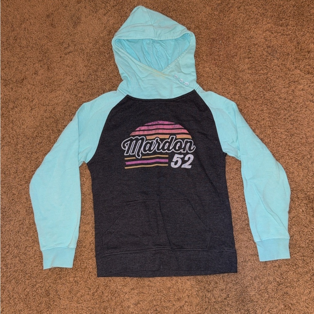 Women’s Hoodie - Grey and Light Blue